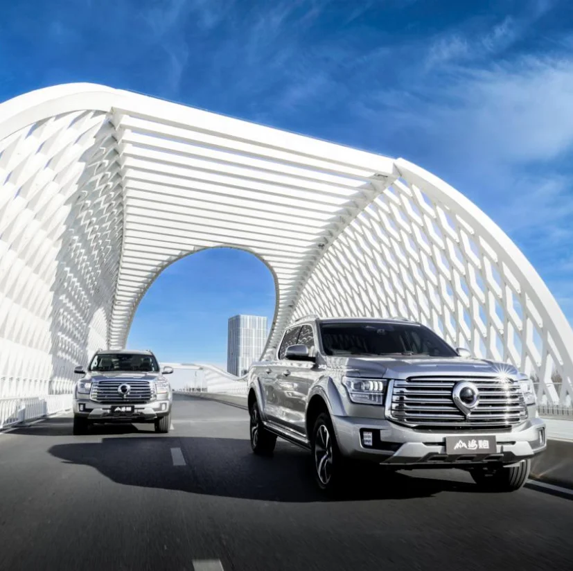 Great Wall Shanhai Cannon 9AT+48V V6 GDI+PFI  4WD Gasoline Hyrid pickup trucks 5 seats Chinese pickup trucks