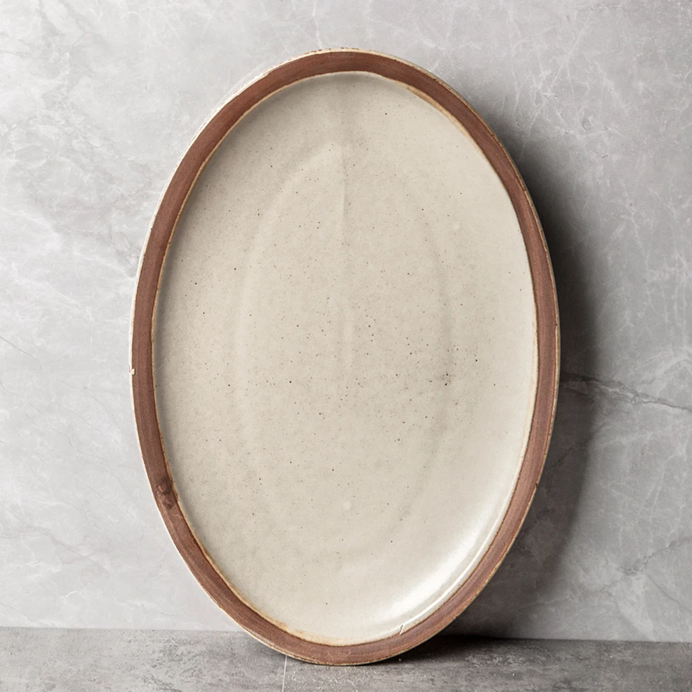 Japanese Restaurant Tableware Fishes Plates Vajilla Platos Banquet Serving Platter Plato New Ceramic Dinner Oval Plates & Dishes