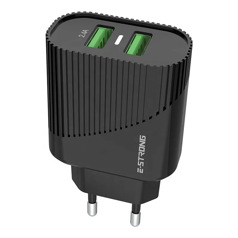 OEM mobile charger adapter for android 2.4A dual usb ports mobile phones fast charging android chargers