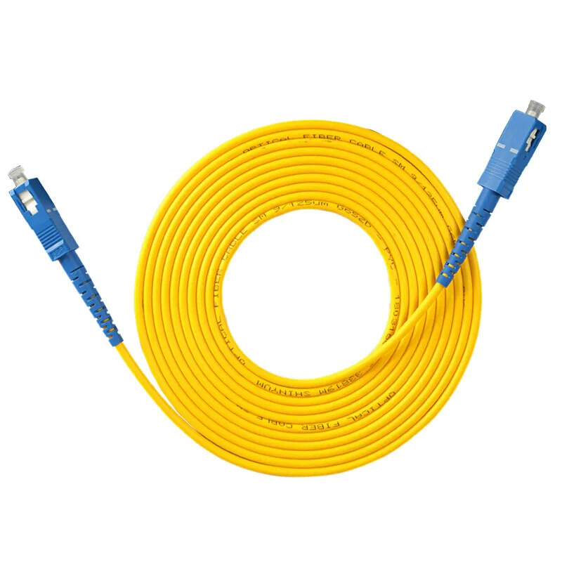 Patch Cord Simplex 2.0mm 3.0mm Single Mode Fiber Patch Cable jumper 1m 2m 3m 5m 10m SC APC to SC UPC SC