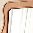 Ins Custom Wood Mirror for Modern Decor Asymmetrical Wall Mirrors Decorative for Bedroom Living Room entryway Irregular Mirror