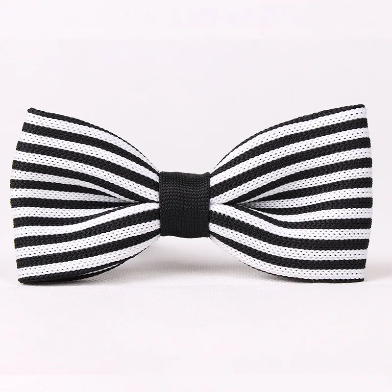 Knitted Bow ties For Men Fashion Neckwear Adjustable Mens tie For Wedding Male Neck Ties For Men Knit Bowtie