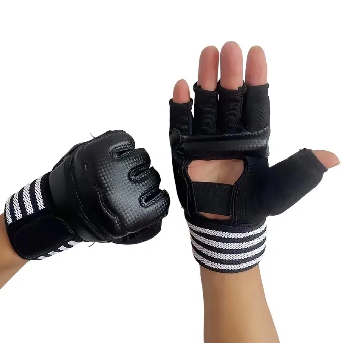 Taekwondo Hand Protectors WTF martial arts Gloves Half Finger Hand Guard Gloves
