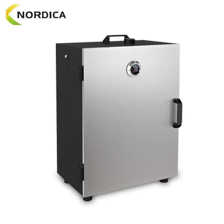 Electric Cold and Hot Smoking Salmon Smoker 800W Vertical BBQ Smoker Grill