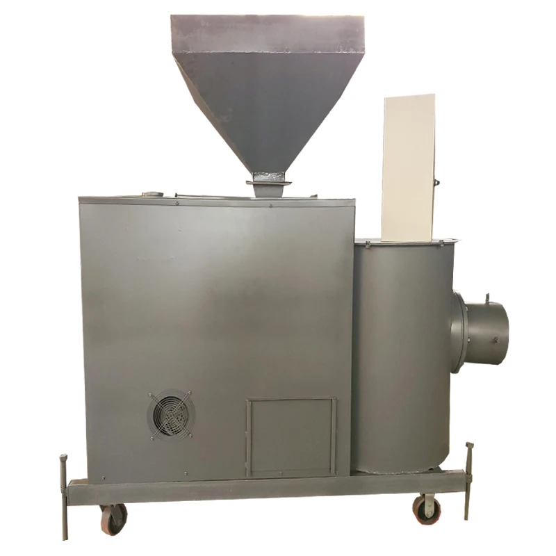 Smoke-free and energy-saving wood chips biomass pellets burner for food drying equipment