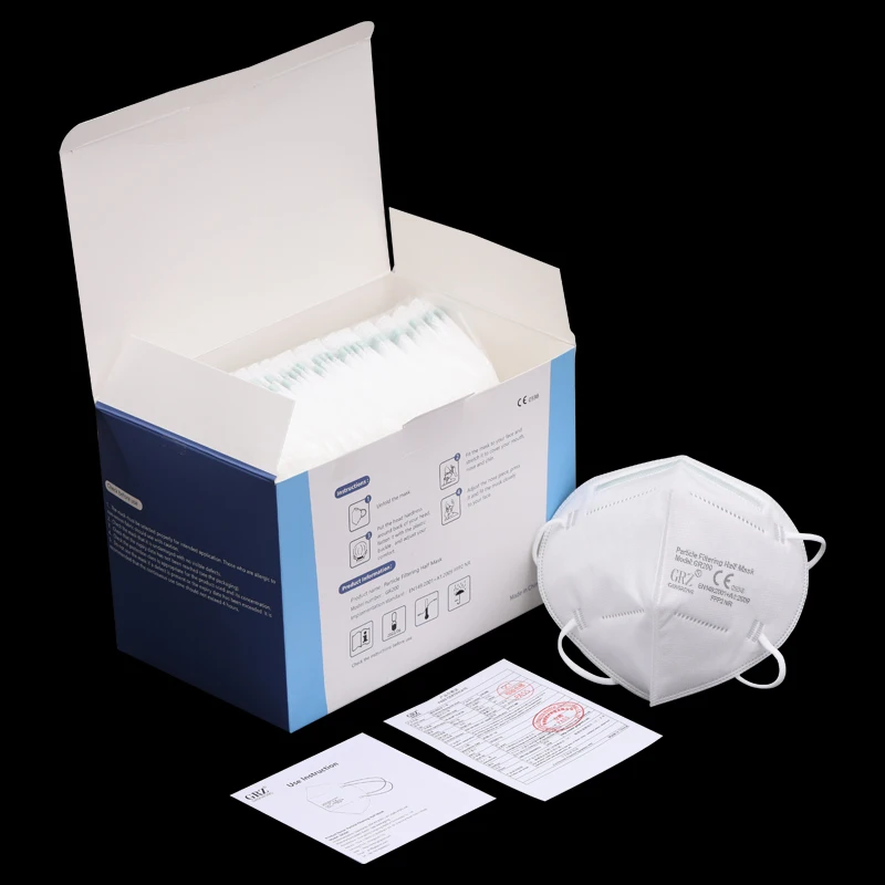 
Ready To Ship En149 Ffp2 Eua Approve 5 Layers Kn95 Disposable Face Mask Fashion 