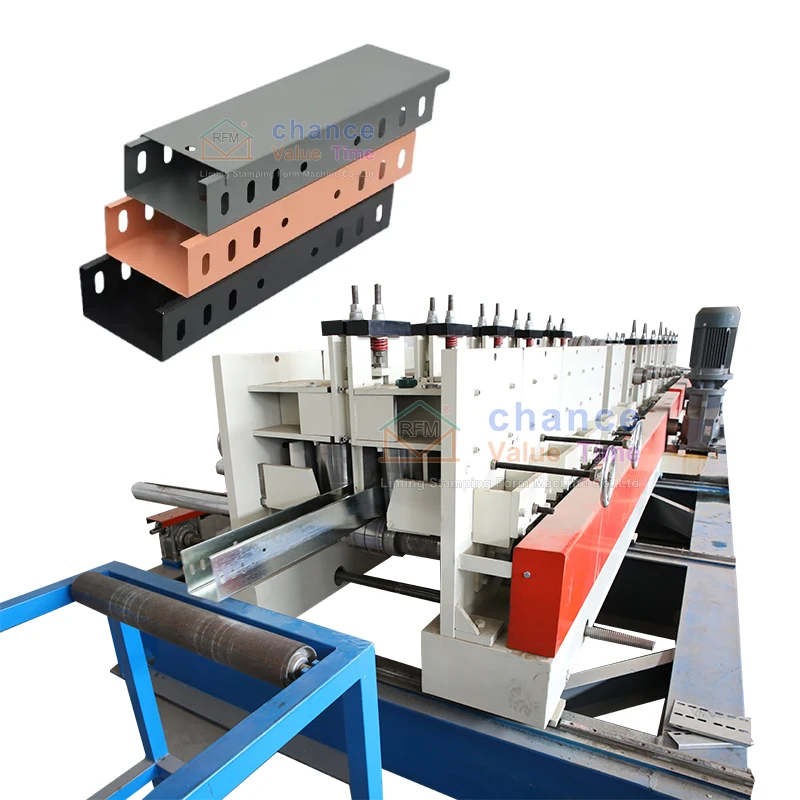 Liming Steel Metal Galvanized Punching Holes Full Automatic manuall cable tray manufacturing machine