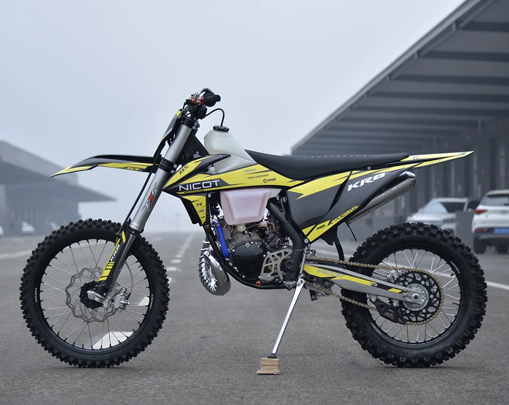 Никот 2-х тактный KF250MT 1E66MM 2022 новый дизайн 250cc Байк мотокросс внедорожный мотоцикл способный преодолевать Броды для взрослых