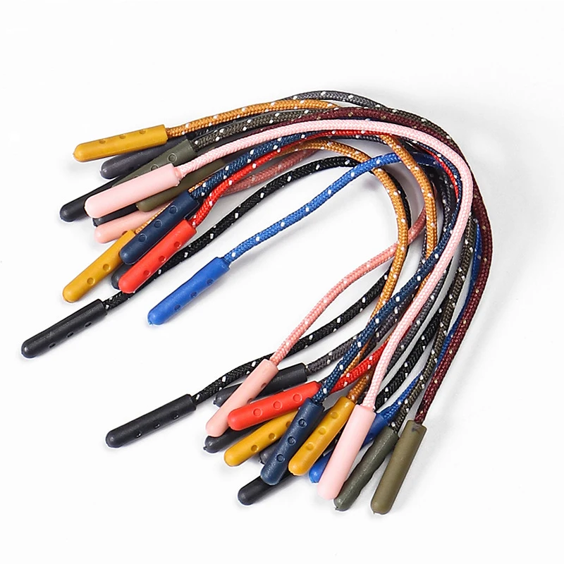 Custom Woven Zipper Pull Plastic Logo Zipper Puller For Garment, Out-door Wear, Uniform, Sports Bag