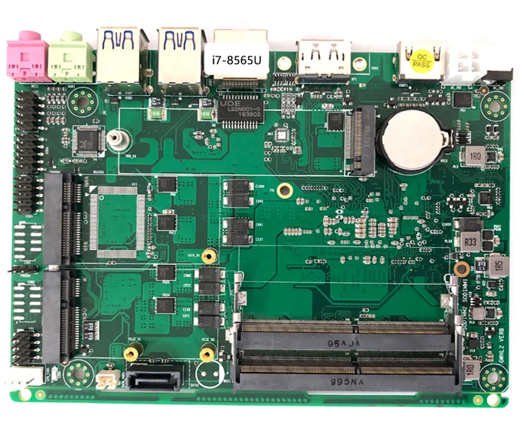 8th Gen CPU I7 8550U 8565U Quad Core Fanless Mini PC UHD Graphics 620 HTPC Micro Computer 4K Gaming Desktop PC Win10 X86 Nettop