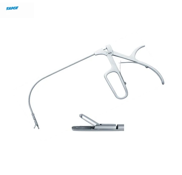 Laryngeal  operating forceps/Fish bone catching laryngeal forceps