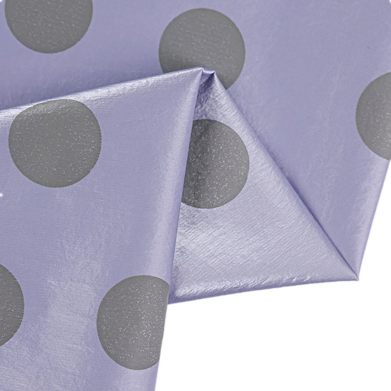 Outdoor dot printed jacket fabric waterproof 100% Nylon taffeta fabric windproof
