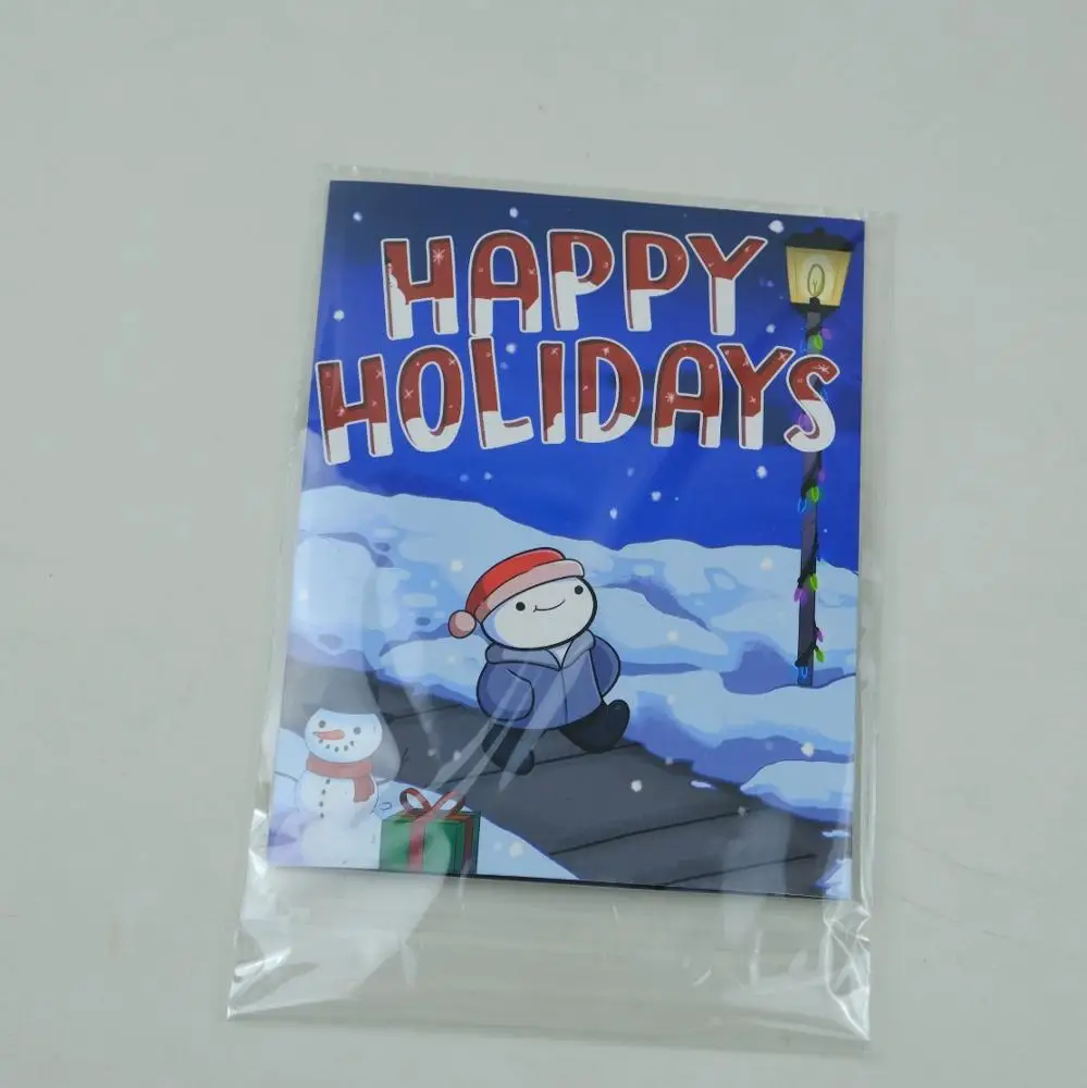 Custom music christmas handmade paper greeting cards music card