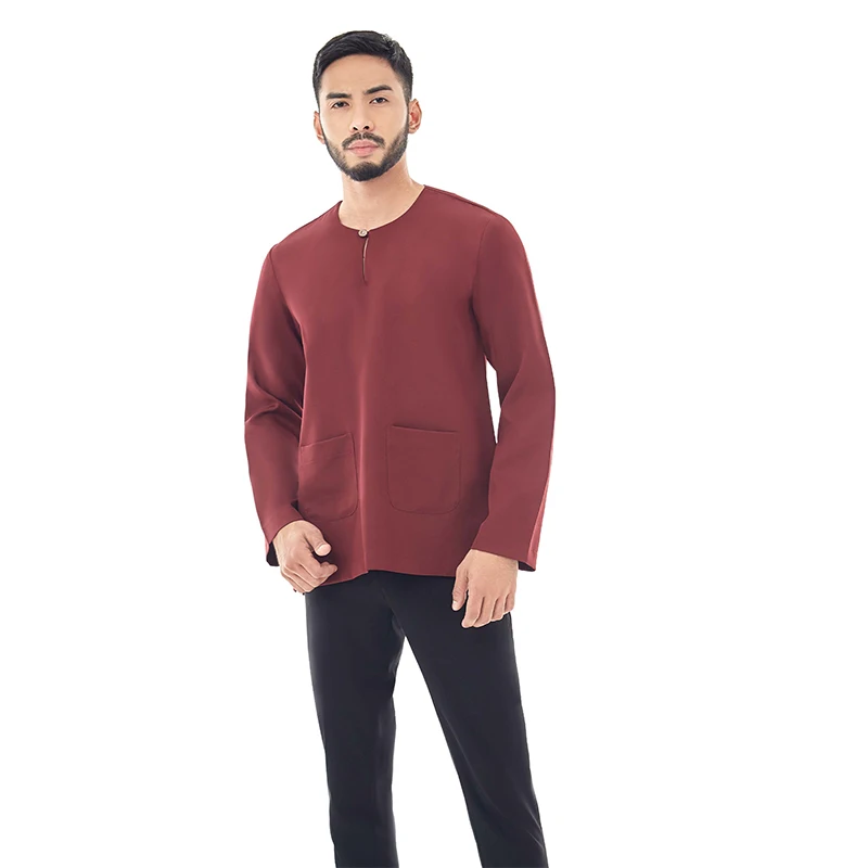 Cargo Shirt Indonesia Trendy Shalwar Kameez New Abaya Jubah Muslim Designs Men Kurta Design for Men OEM Service Adults Lycra