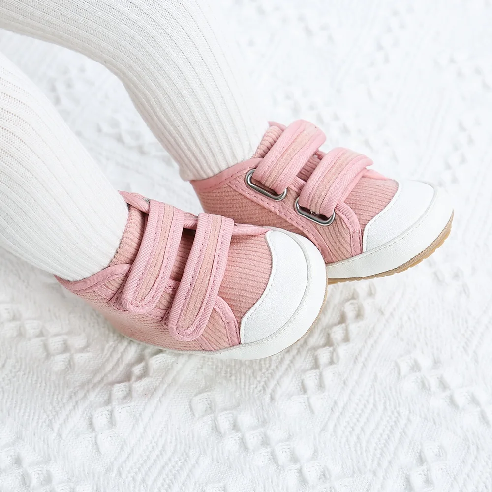 Wholesale Cotton Corduroy Toddler Newborn Infant Boy Girl Kids New Born Walking Baby Casual Shoes