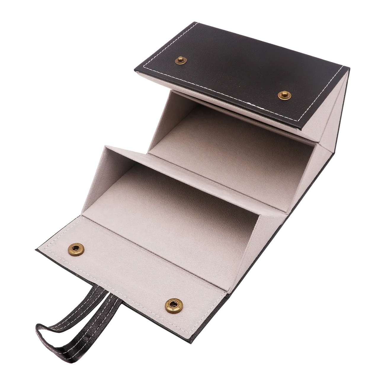 Wholesale Foldable Sunglasses Case Box Eyewear  Organizer Storage Box 4 Slot Eyeglass Trays Portable Travel Sunglasses Case