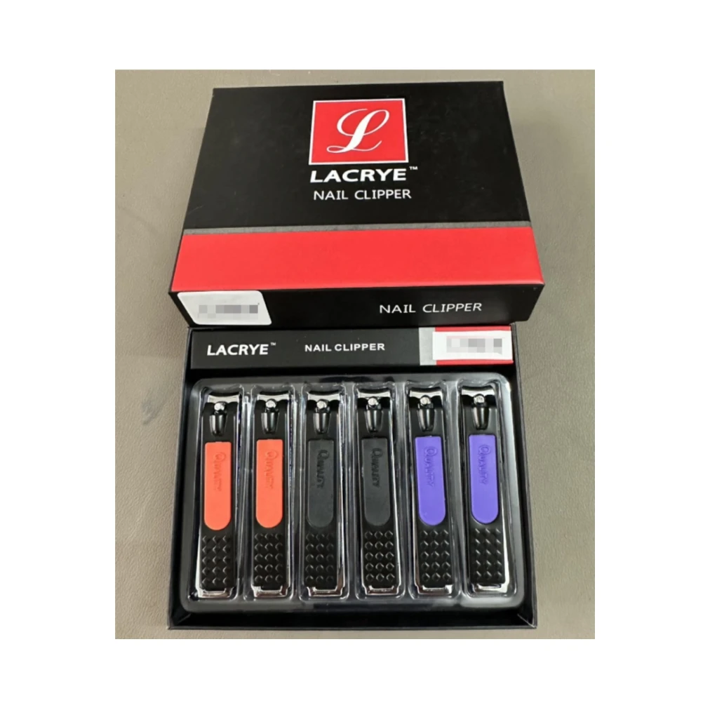 LACRYE Nail Clipper Cheap Price Hot Sale Portable Nail Cutter Factory Wholesale Stainless Steel Splash Proof Nail Clippers