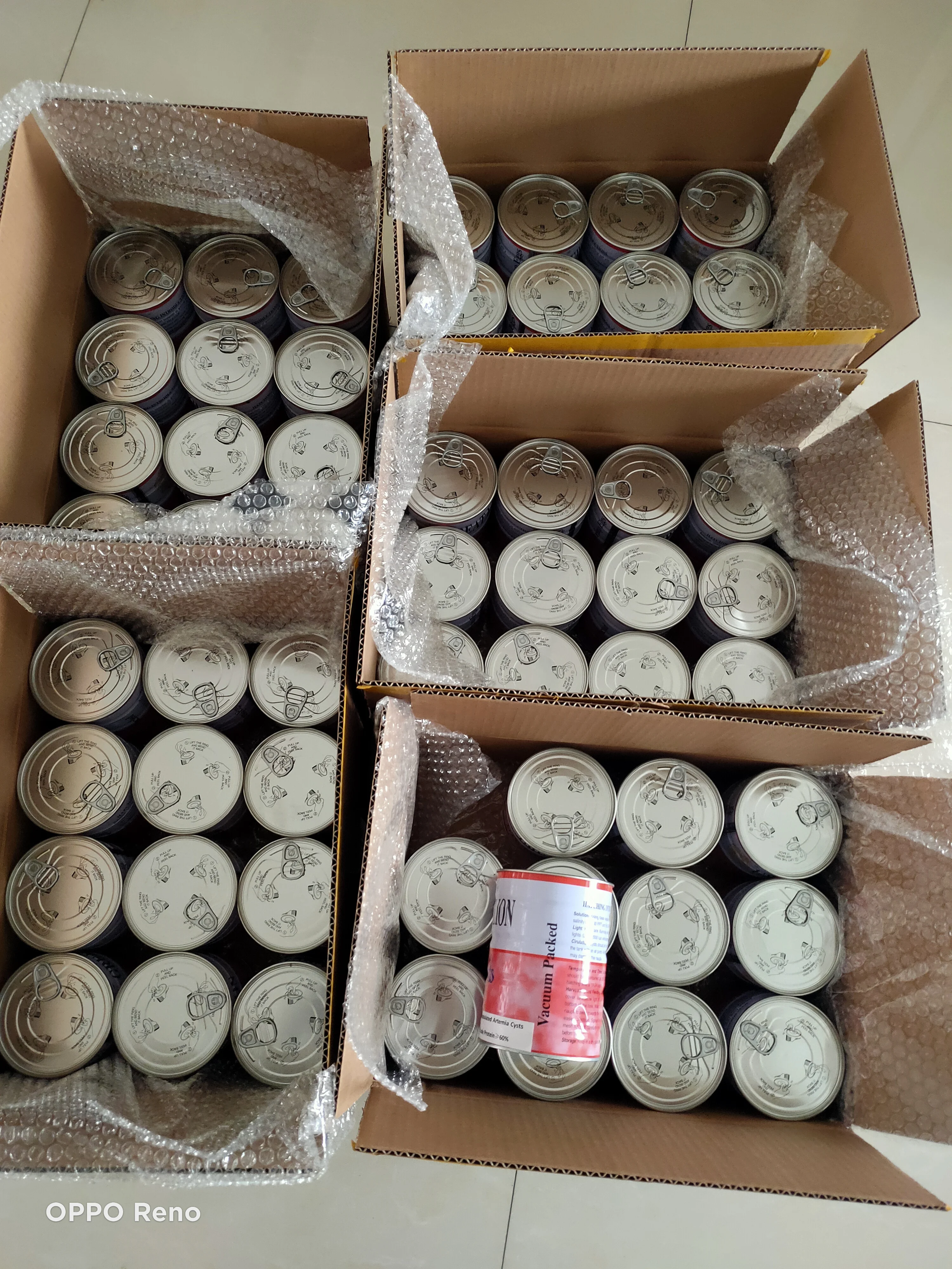 Decapsul egg  artemia brine shrimp eggs aquarium fish food