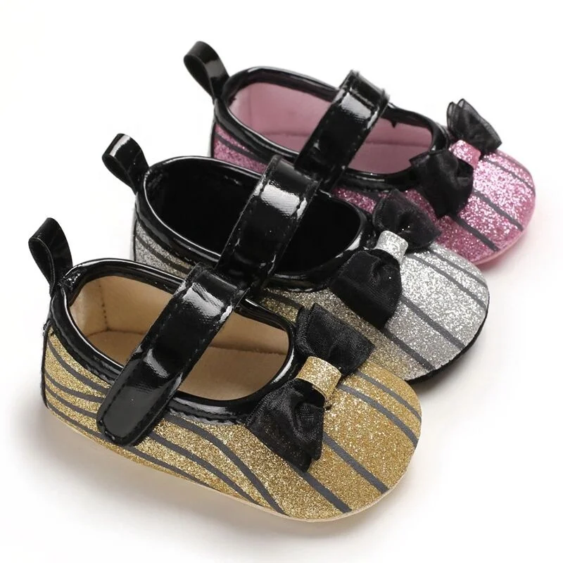 Glitter Newborn Fashion Babies Ballerine Toddler Baby Shoes For Girl