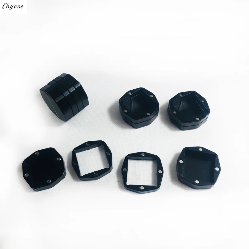 Chyone custom logo octagon  magnetic 4layers pool cue chalk holder carom cue chalk holder