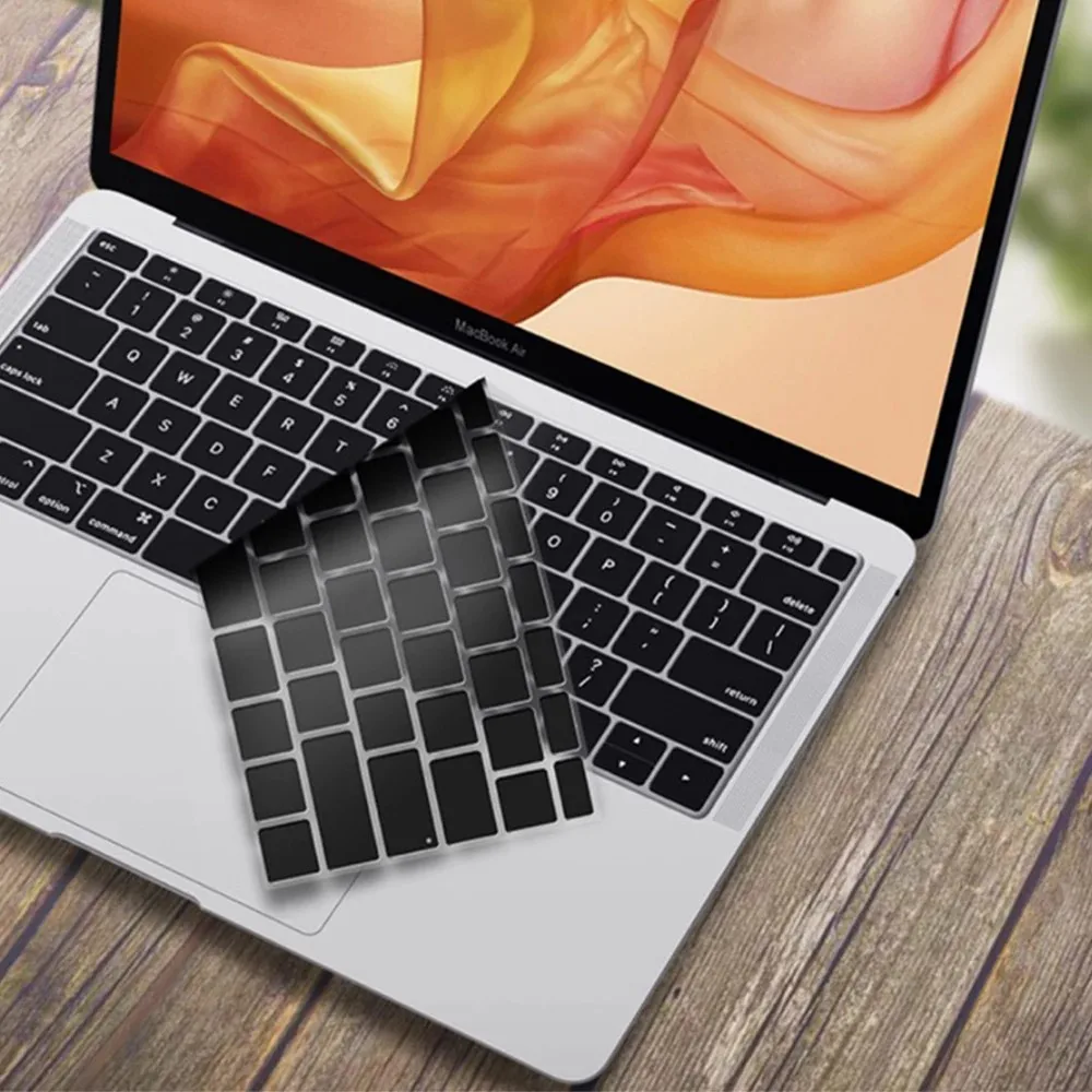 Корейский чехол для клавиатуры ноутбука Macbook pro 13/15 (2017-2019) защитная пленка