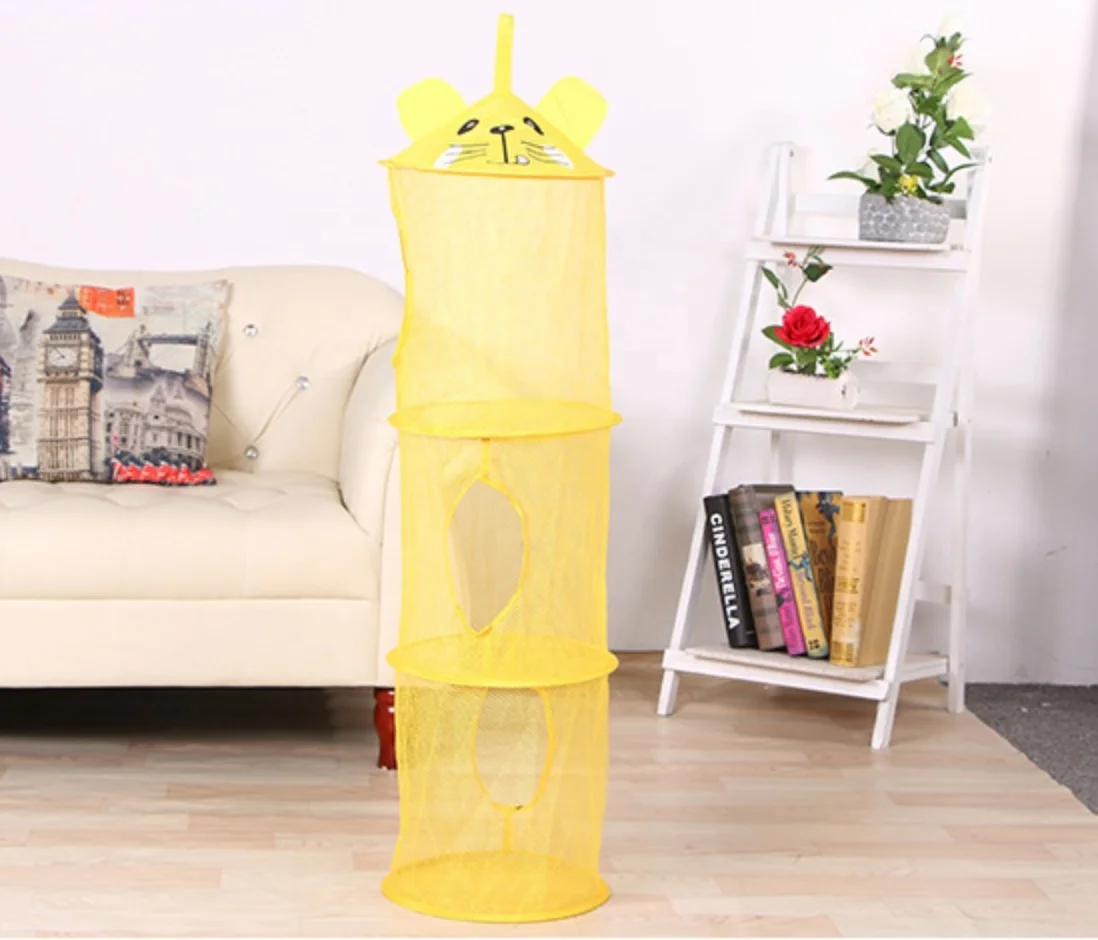 Laundry Basket Foldable Hanging Organizer Storage Bags Kid Toys Polyester Irty Clothes Hamper Plastic Foldable