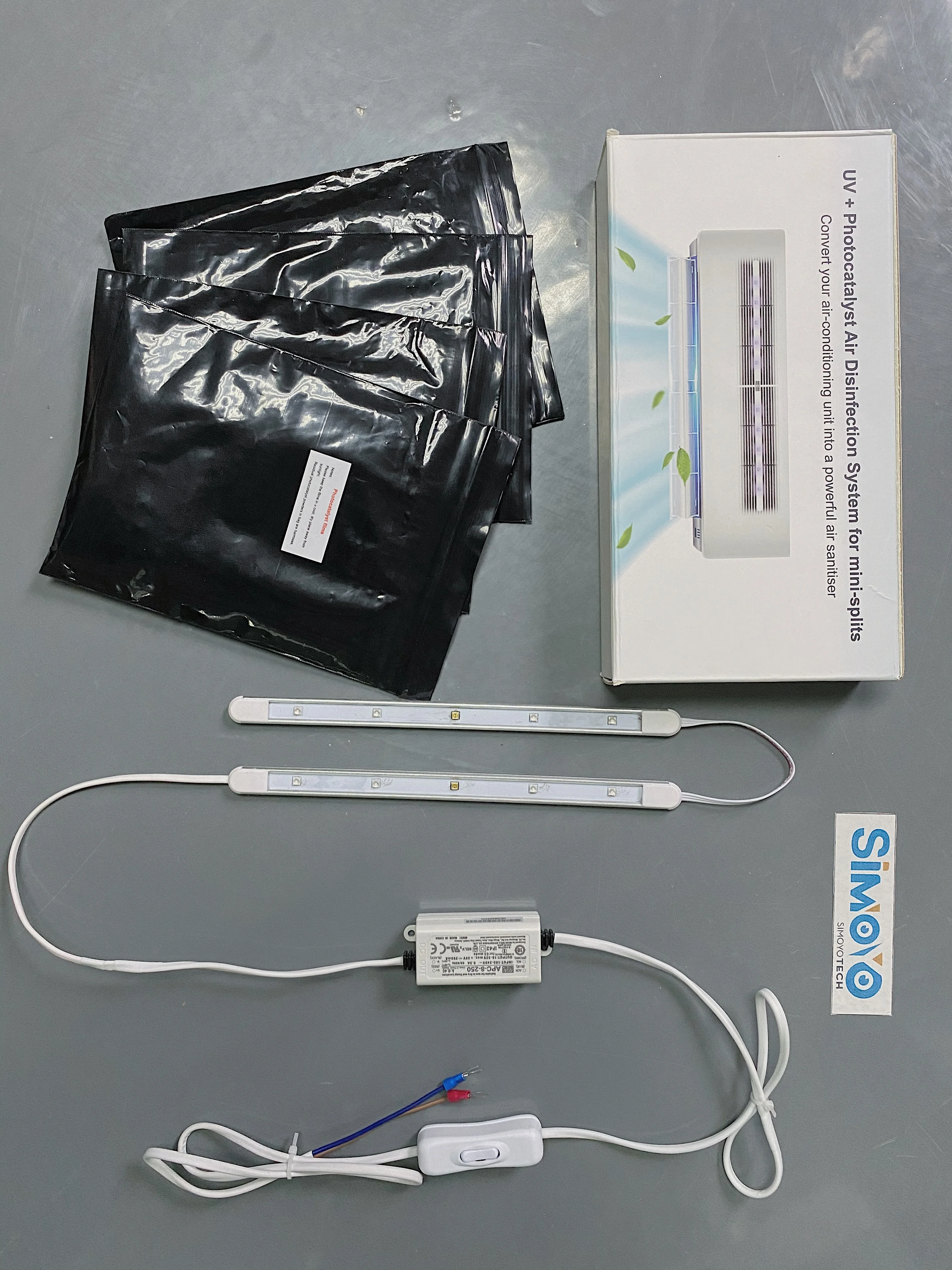  HVAC UV Light Air Duct for Conditioner 12000 btu Mini Split and all Types Wall
