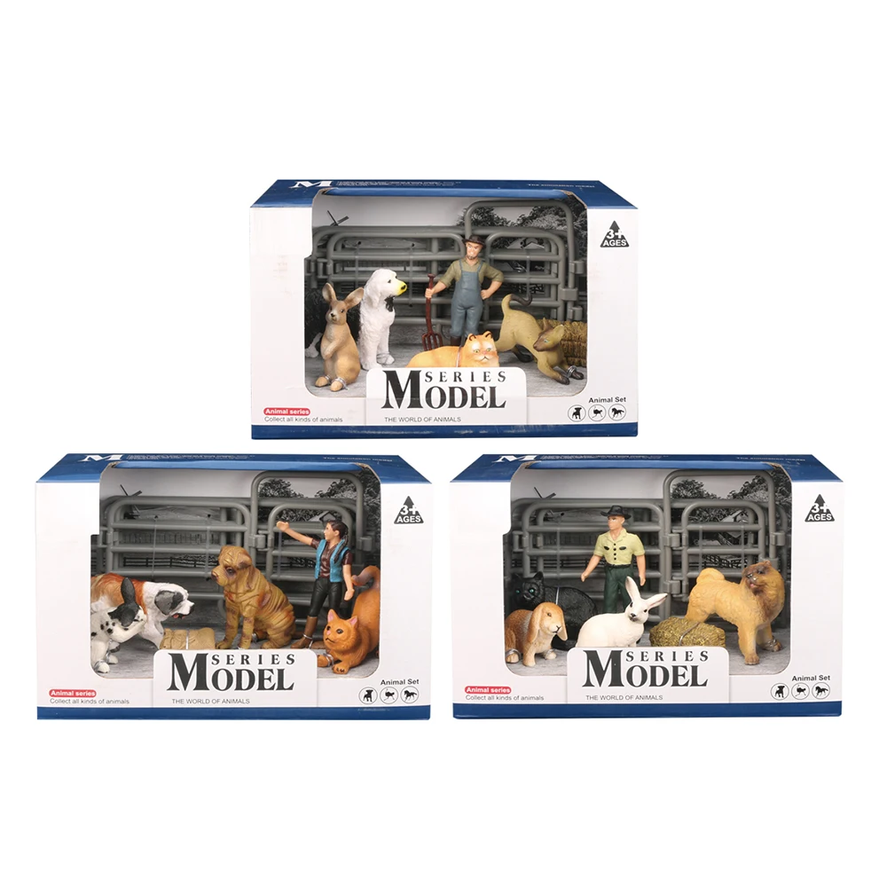 Wholesale shantou toy plastic farm animal model