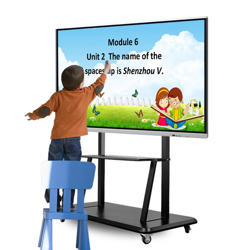 55 65 75 86 98 inch smart board interactive whiteboard 4K electronic lcd touch tv for classroom