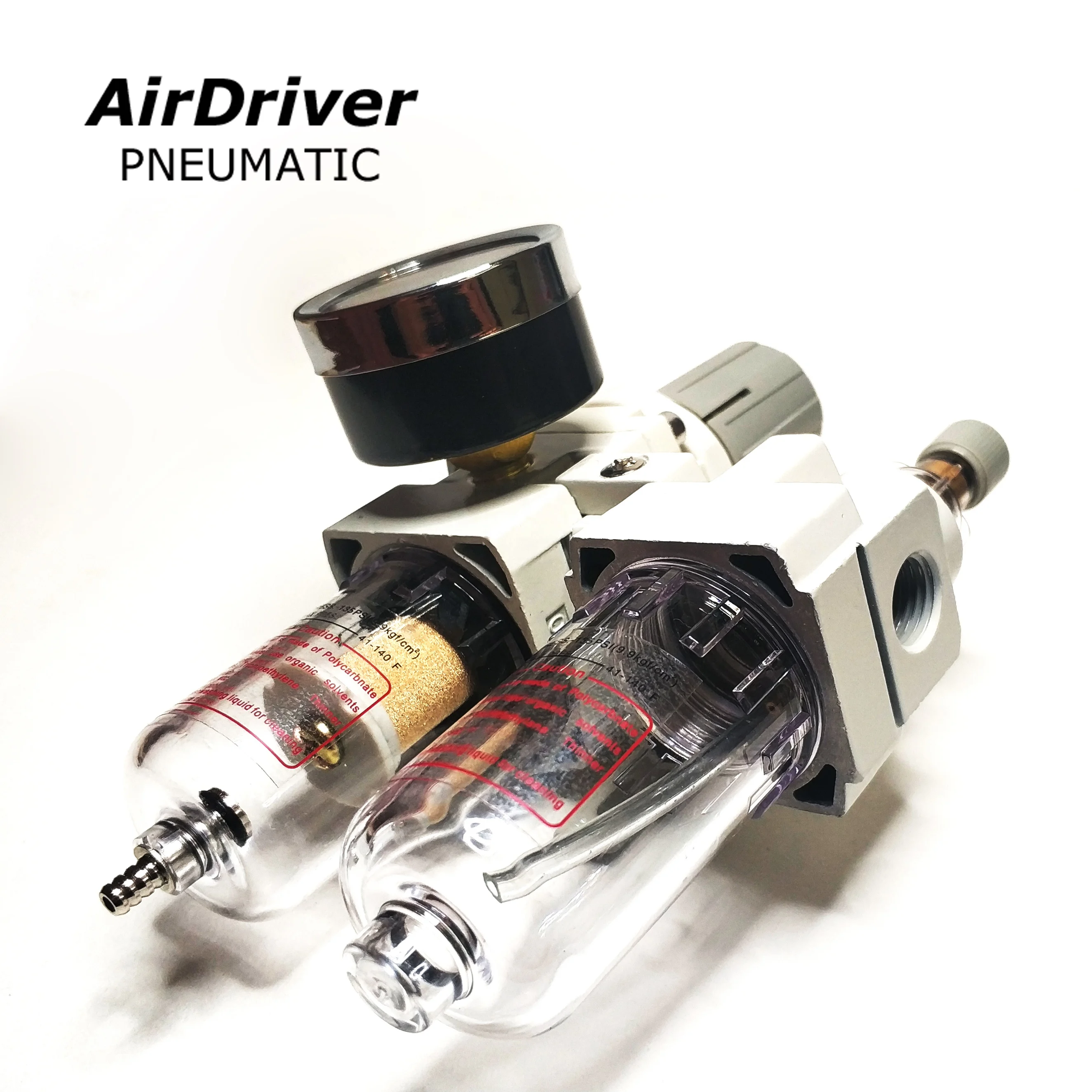 AC2010-02 Pneumatic Regulator Air Filter Air Source Treatment With Brass Filter FRL UNIT