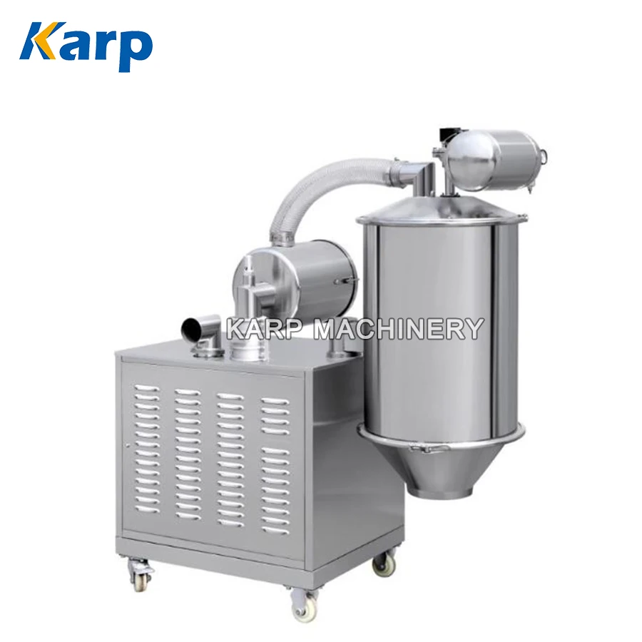 SS304 Mobile Convenience Dust-free Feeder Pharmaceutical Electric Vacuum Conveyor