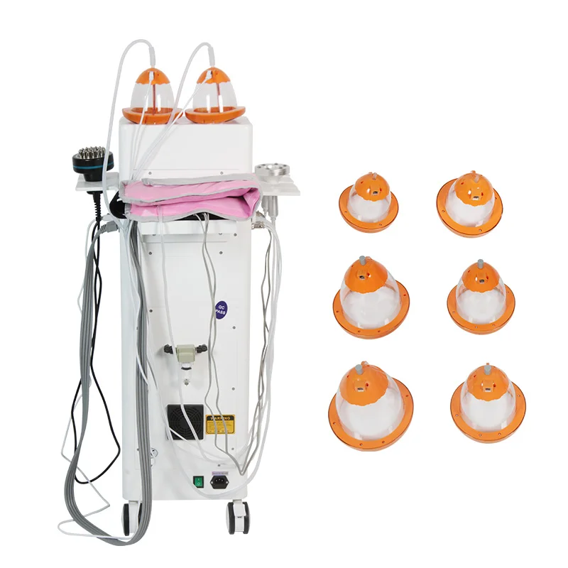 Wholesale Price Breast Electric Vaccum Therapy Vibration Microcurrent Breast Massage 4 In1 Vacuum Machine