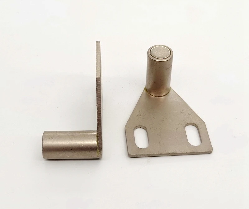 Wholesale Aluminium Profile Pearl Nickel Carbon Steel Magnetic Catch Door Handles Accessories