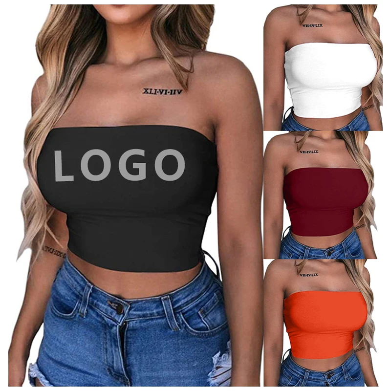  2021 New Custom Stretch Wireless Seamless Sport Yoga Bra Fitness Tank Women Plain Crop