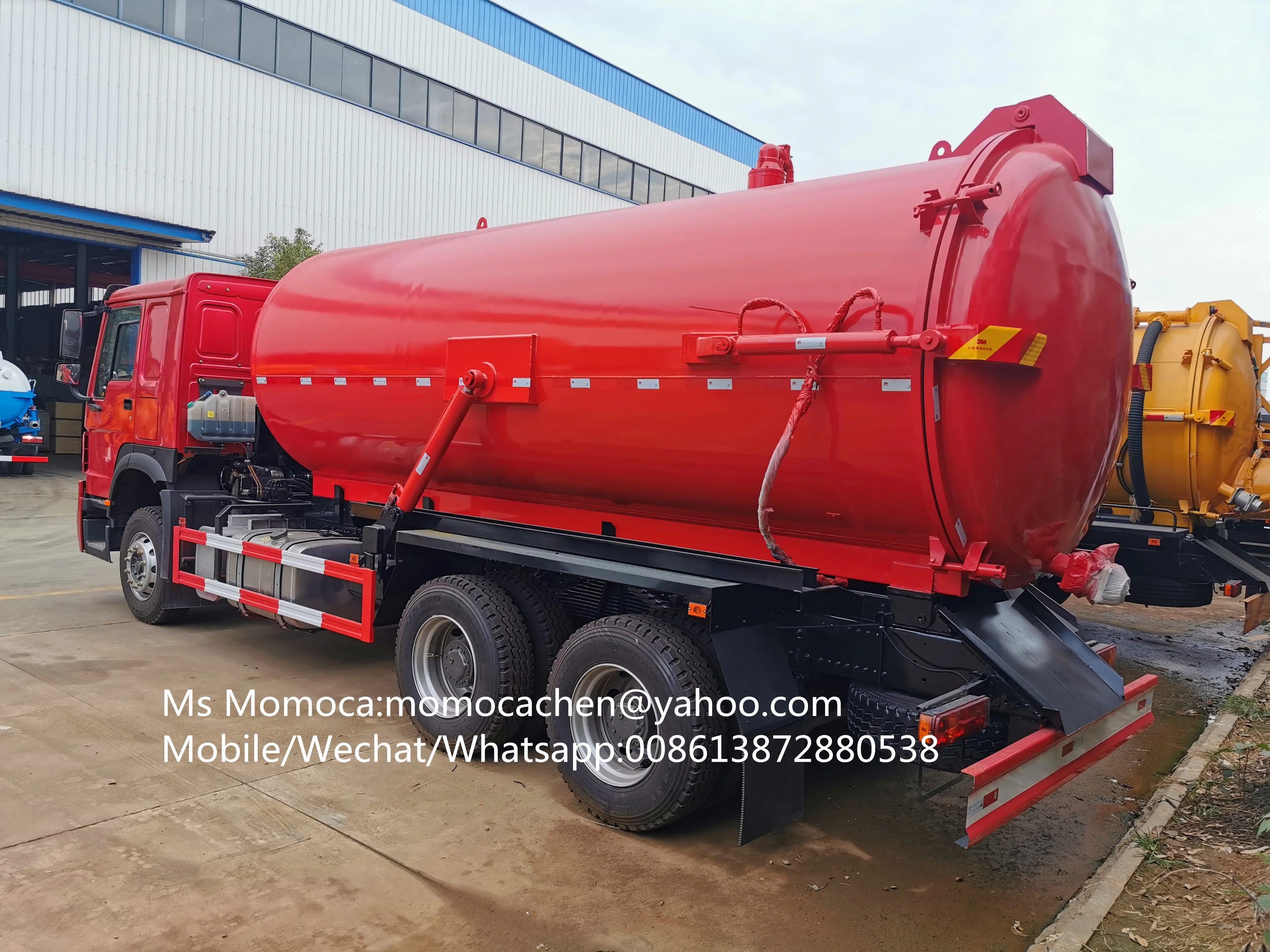HOWO 6x4 vacuum exhauster truck 16000liters/10 wheelers sewer suction tanker truck 2000gallons