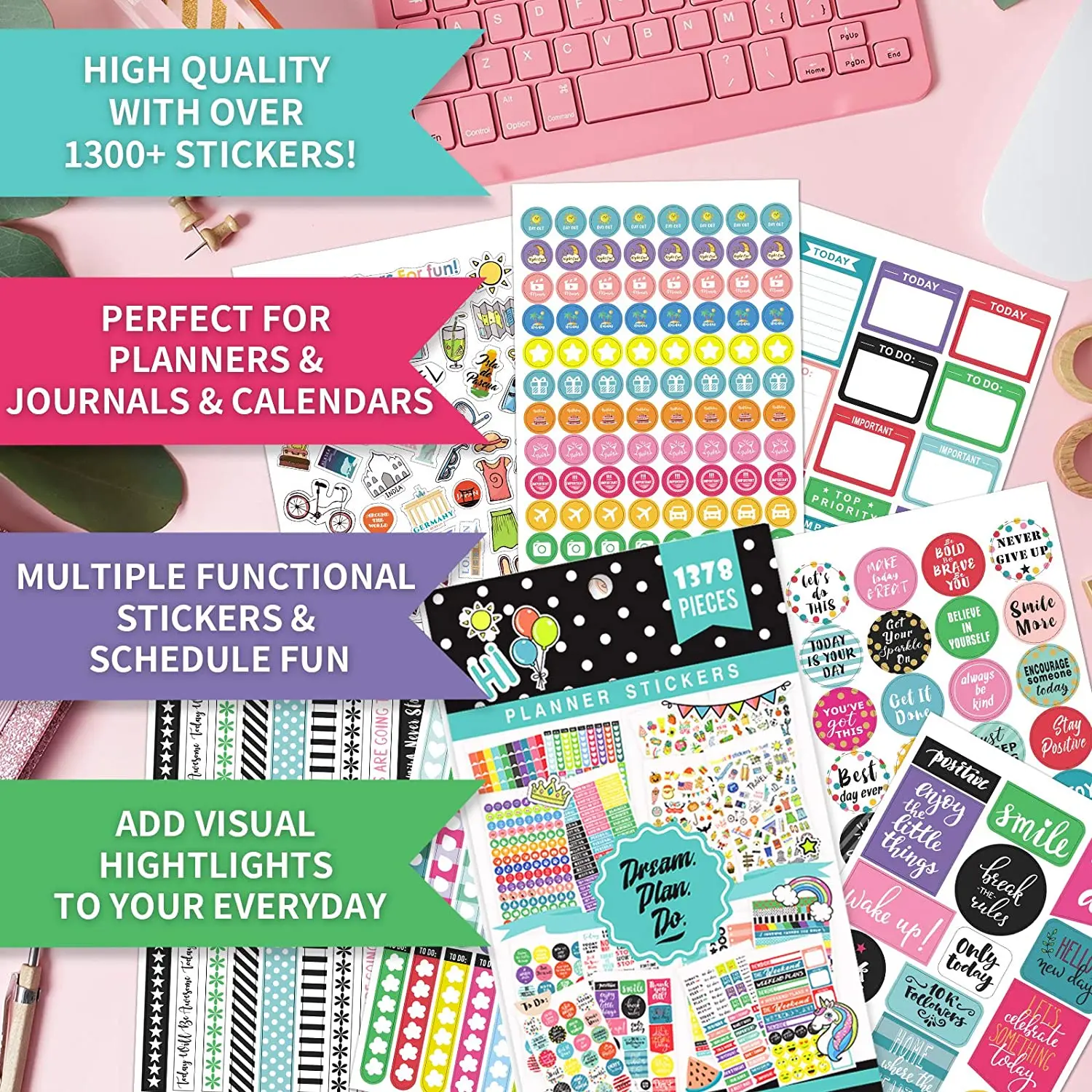 Custom Printing Monthly Weekly Planner budget Journal Decorative Paper Sticker Book