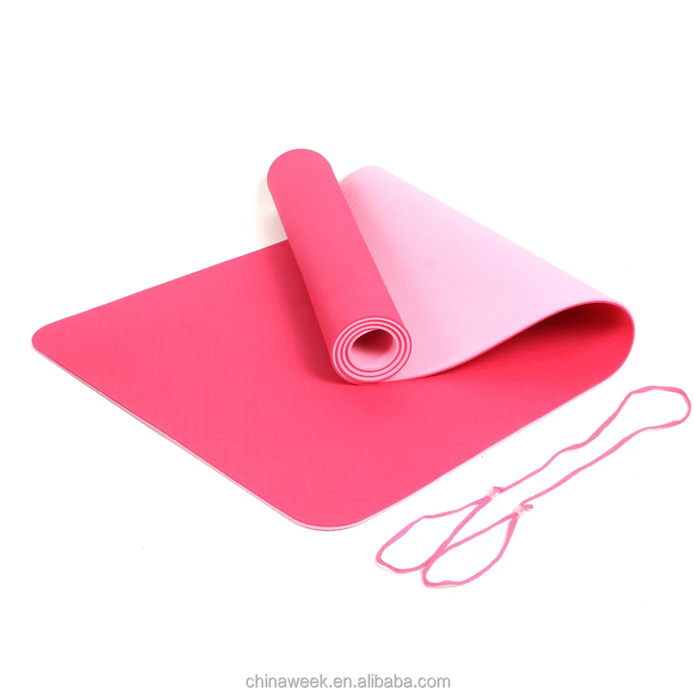 Custom full colour microcell composite 1.5mm hemp lightweight fiber beige yoga silicone mat sanfan 1.5mm home gym storage