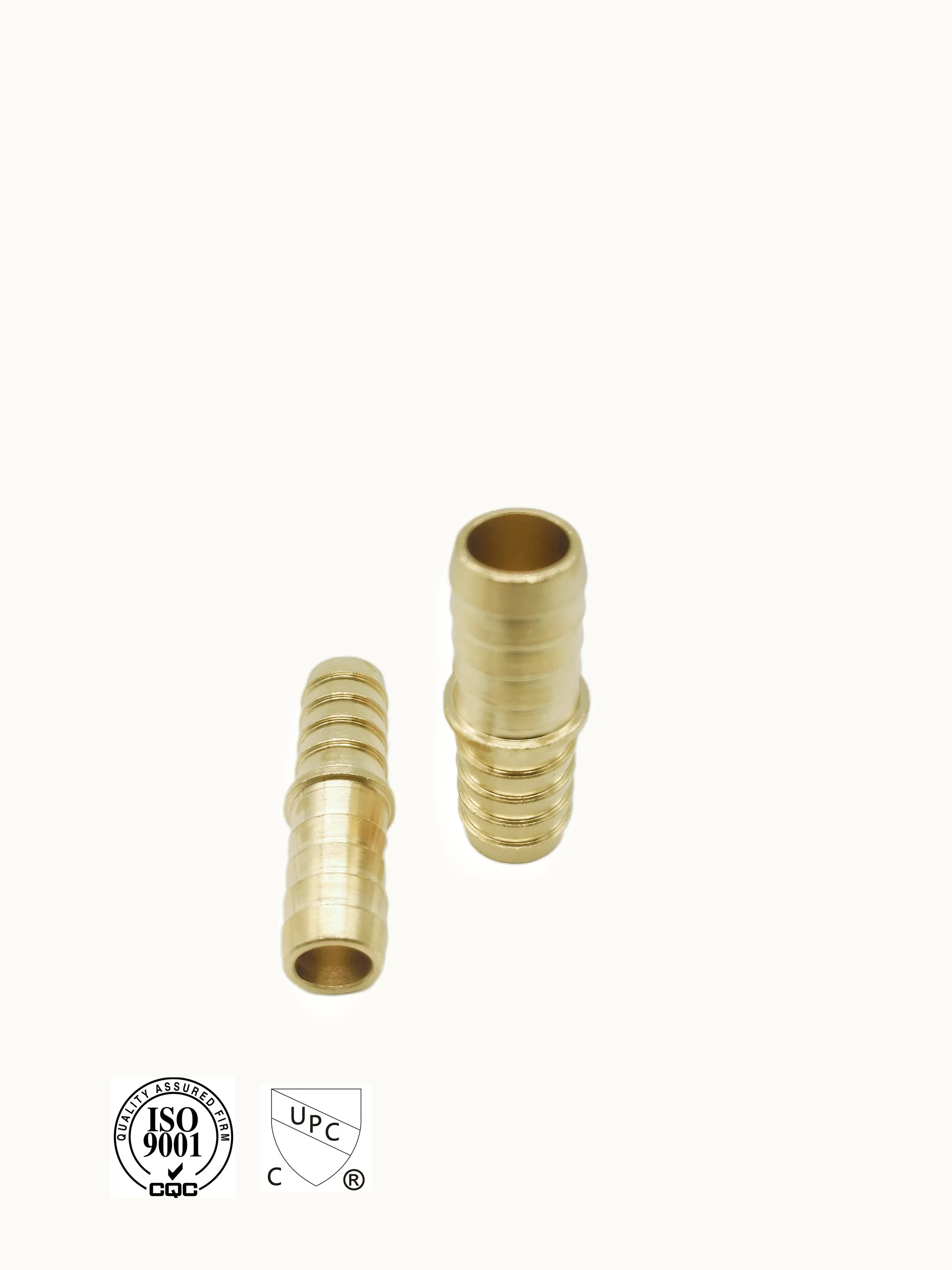 New Arrivals Straight Brass Adapter Coupler Joint Union Barbed Brass Hose Fitting