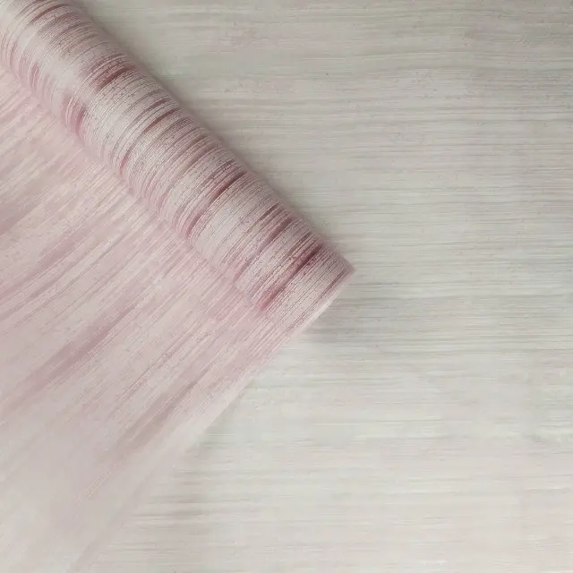 New design wood stripe nonwoven fabric,pp non woven fabric roll for flower