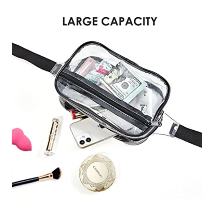 wholesale PVC summer jelly bag mini crossbody bags for women clear hand bags purse