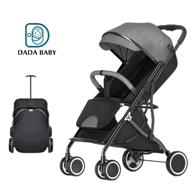 Foldable Cart Available on Plane Pram Lightweight Baby Stroller Up to 25 Kg One Click Collection Factory Customized Strollers
