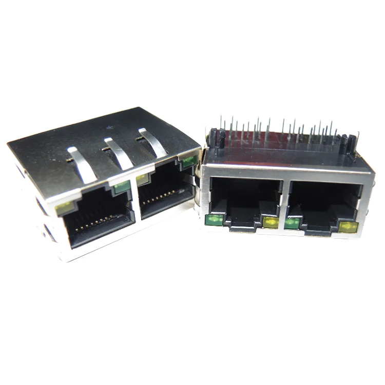 Factory supply top entry shield jack with LED AJ-012SH