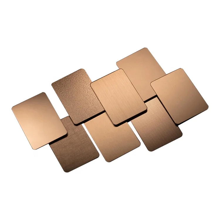 Яркий цвет золото/розовое золото нержавеющая сталь pvd покрытием простыни для интерьера внешней отделки