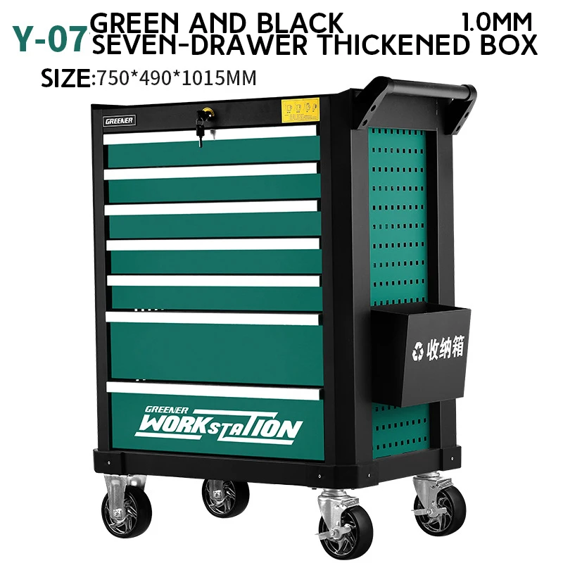 Lvlin Heavy-Duty Multifunctional Auto Repair Toolbox for Car Room Tool Cabinet Storage Quality Vehicle Repair Hardware Cart