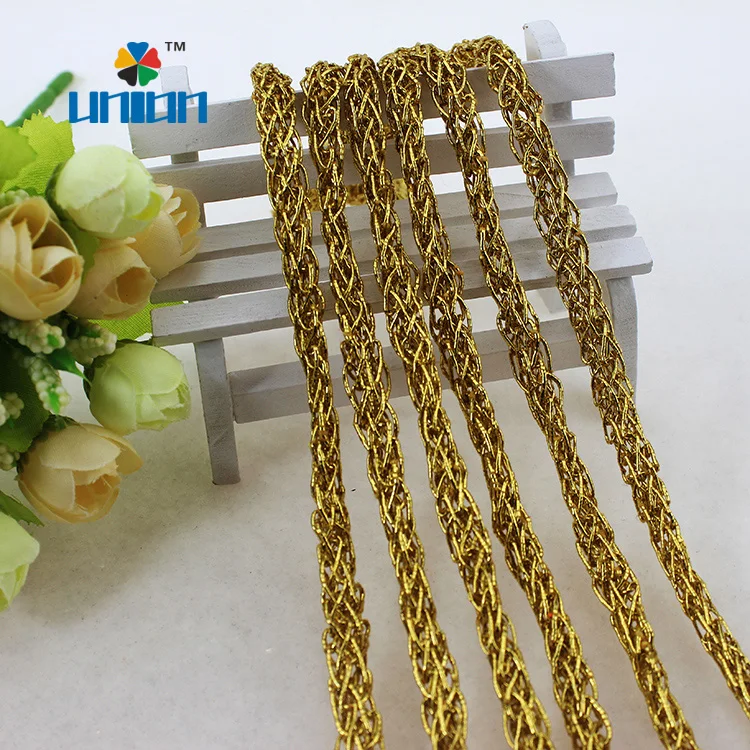 China manufacturer metallic yarn silver gold Lurex cord for dress