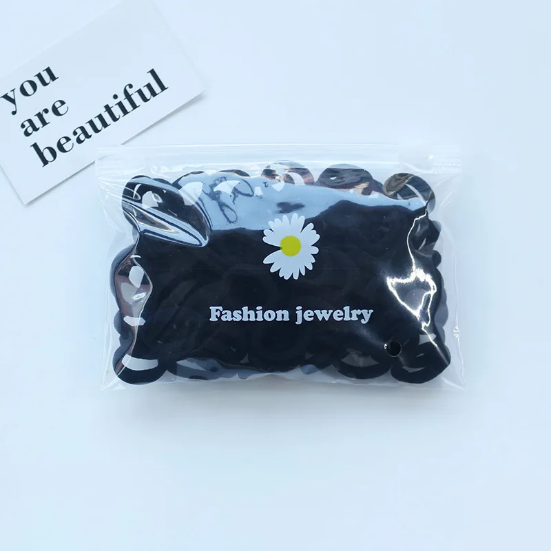 SongMay 100 Pcs/bag Girls Cartoon Hair Tie Children Baby Elastic Hair Band for Girl Kids Hair Accessories Set