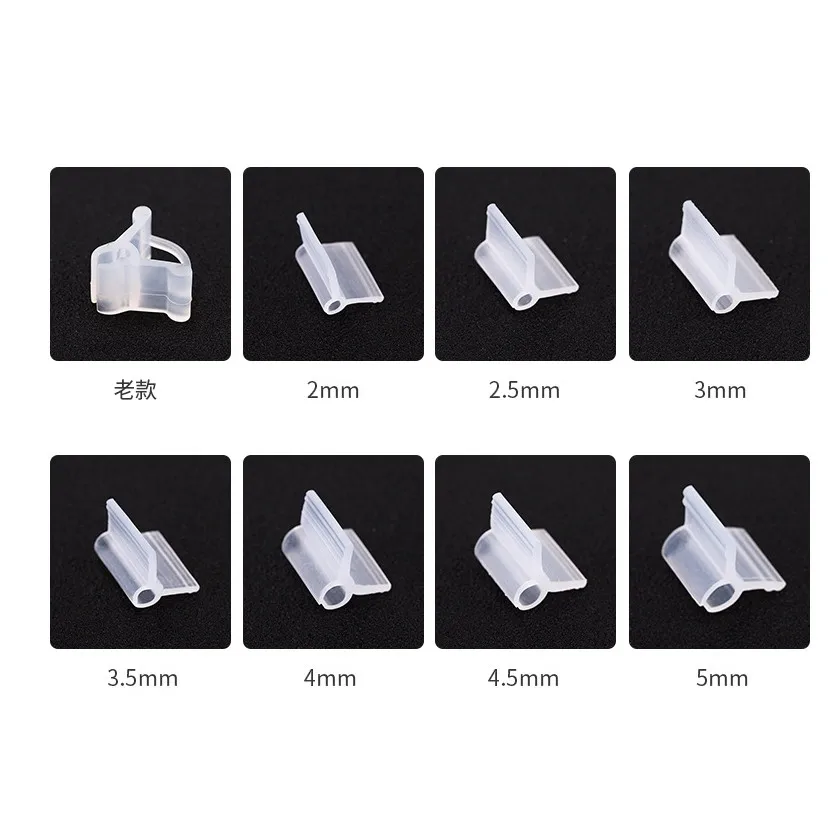 Transparent Plastic Plant Vegetable Fruit Eggplant Watermelon Tomato Gardening Grafting Clips Seedling Grafting Clip