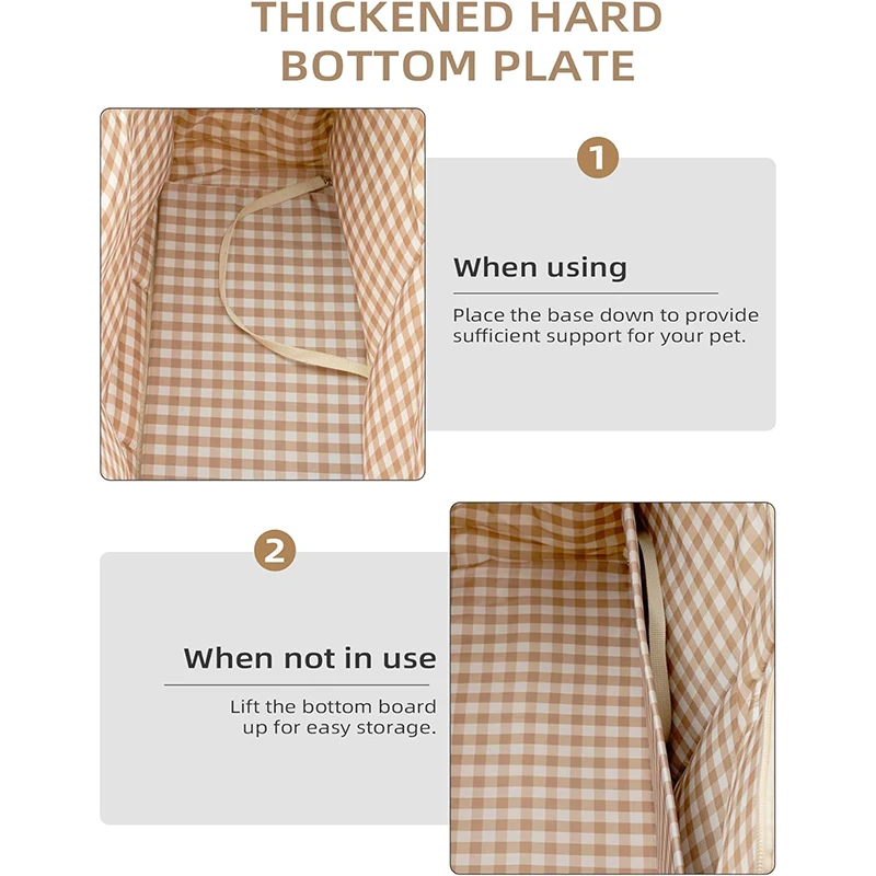 Dog Cat Carrier Bag Soft Sided Collapsible Travel Puppy Carrier Dog Carrier With Large Pockets