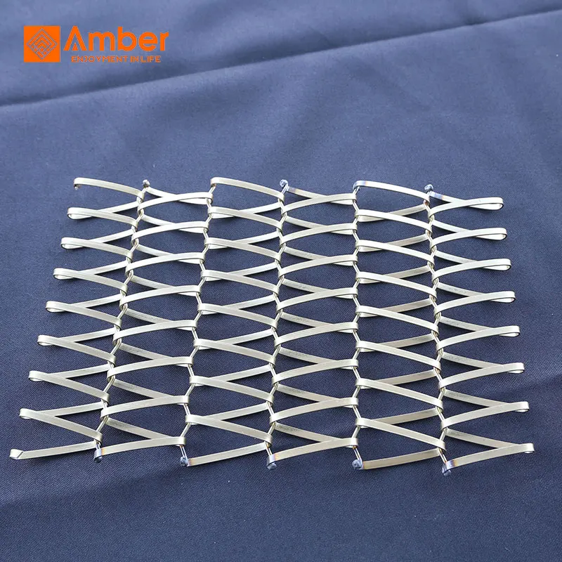 Manufacturers Direct Sale Stainless Steel Metal Spiral Weave Mesh Curtain