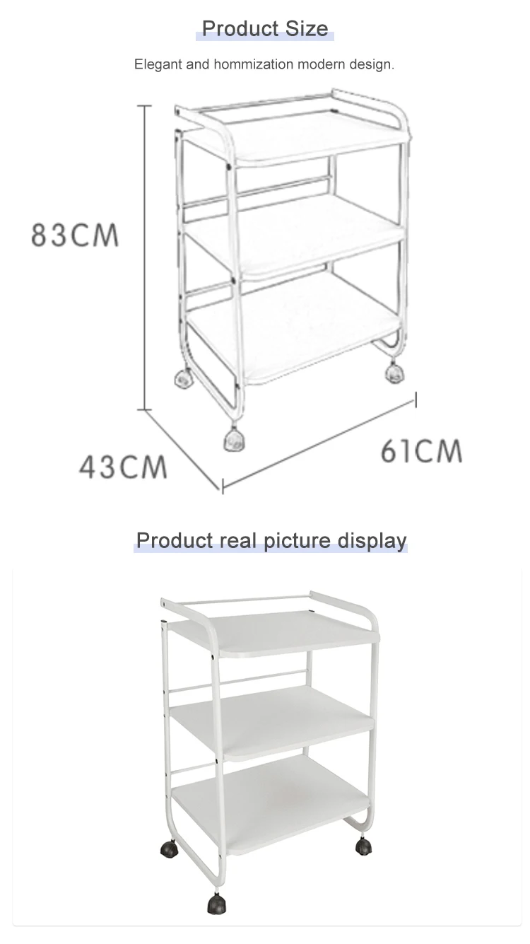 
Professional Metal salon trolly For Sales trolley cart 